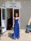 French Vintage Suspension Dress 2025 Summer New Fashion Spice Girl Design Slend Of Stupe