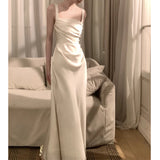 French-Style Fasting Dress Women 2026 Summer High-End Fold Design To Collect Waist Thin Dress