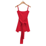 Sweet Hottie Summer Waist Strap Two Sets Of Slings With Sleeveless Bottom Vest Thread Thin Top