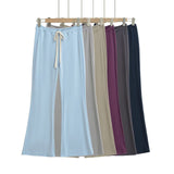 Pure-Style Hottie Summer Soft-Clum Comfortable Hanging Low-Rise Drag Trousers Trousers Sleeves Micro-Trumpets Casual Trousers