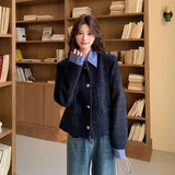 2026 Spring And Autumn New French Famous And Fake Two Small Scent Short Coat Women's Advanced Sense College Temperament Temperament Temperament