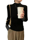 KANING Half-High Collar Knitting Bottom Women 2026 Autumn And Winter New High-End Feeling Thin Inside Sweater Bottom