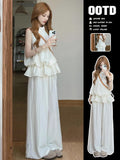 White Blouse Pants Two Sets Of Women's Summer 2026 New Summer Korean Beauty A Complete Set Of Ootd Wear