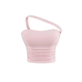 Chest Pads Can Be Removed Wearing Hanging Neck Sling Vest Hollow Shoulder Corset