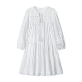 French White Shirt Dress Women 2026 New Spring Small Look Good Xinjiang Yunnan Tourism Wear