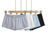 Ins Trend Sports Leisure Low-Waist Shorts Women's 2025 Thin Bow Bows With Broad-Legged Home Trousers