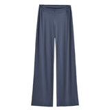 Purely Want Girl V Waist Zipper Display Thin Leg Trousers Leg Long Vertical Trousers Home Comfortable Yoga Pants