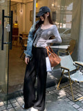 Model Sexy Pure Desire To Tie Button-Up Cardigan Long-Sleeved T-Shirt Girl Spring And Autumn Hottie Inside Hit Bottom Top