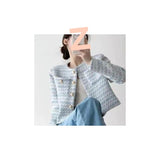 2026 Spring And Autumn New Fashion Small Scented Short Coat Women's Heavy Industry High-Sense Sensing Commuter Long Sleeve Blouse