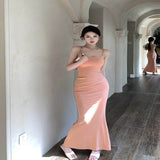 2025 Summer New Sexy Hottie Sling Dress Pure Lust Wind To Thin Temperament With The Hips