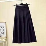 2026 Autumn New Half-Dress Lady Slimming Long High-Waist Knitting Skirt Loose Women Can Wear