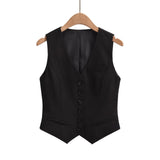 Hottie Autumn Fashion Dress Suit Vest Buckle Fashion Commuting Vest Top