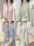 New Fashion Slimming Small Small Sleeves Thin Thin Sunscreen Shirt Women's Summer Korean Version Of Loose Cardigan Coat Female Trend