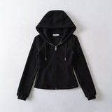 Autumn And Winter Thick Ants Waist Teddy Granular Jacket Women Autumn And Winter Slim Hooded Jacket Zip Coat