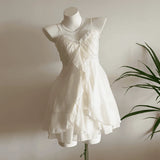 Tea-Series Holiday Full Set Of New Summer Sweet Slings Pony Skirt Short Skirt Small One-Piece Set