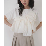 Real Shooting A Large Number Of Summer Fake Two Splicing Small Short Cotton Tops Personality Breathable Cotton Top