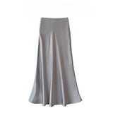 High-Rise Thin High-End Semi-Dress Girl Acetic And Vinegar-Sined Bread And Hips Long Dress 2025 Spring And Summer Hanging Skirt