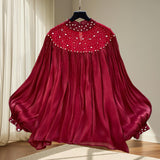 Korean Version Of The Design Of The Beautiful Flowers Fashion Tidlys Gentle Sweet Long-Sleeved Top Woman