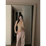 Fashion Babes Splicing V Collar Shoulder Long-Sleeved T-Shirt Girl Spring New Slimming Inside Stacked Bottom Shirt Tide