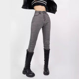 Summer High Elastic Thin Model Of Low-Footed Pencil Pants Raised Hips Thin