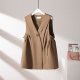 Casual Suit Vest Women's Spring And Autumn 2025 Spring And Autumn New British Wind Horse Vest