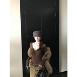 Autumn And Winter With A T-Shirt Slimming Temperament Pure Sexy Hottie Shirt V Collar Knot Long Sleeves Bottom Shirt