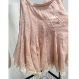 French Sweet Style Lace Spliced Pink Half-Dress Woman 2026 Summer Temperament Gentle Age Reduction A Word Short Skirt