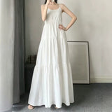 Large-Size Sling Dress Female Long Han Yin Summer Fat Mm Shading Top Thin To Ankle Skirt