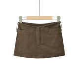 Sexy Low-Rise Half-Dress Skirt Girl 2025 New Anti-Walking Design Tight-Body Hip Skirt