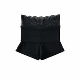 Spice Girls New Design Lace Lace Legs Long High-Waist Shorts Wrapped Hip Bottom Pants Woman