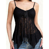 Temperament Lace Splicing Sling Vest Women's Winter New Slimming Inside The Ocean To Catch Up With A Coat