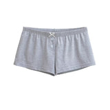 Ins Trend Sports Leisure Low-Waist Shorts Women's 2025 Thin Bow Bows With Broad-Legged Home Trousers