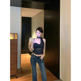 Sexy Hottie B Oatl Strap Sling Vest Woman Spring New Slimming Inside Hit Bottom Blouse Tide