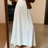 KANING Autumn Warm And Comfortable Knitted Skirt 2026 New Korean Edition Harvesting Skinny Mid-Dressed Skirt Woman