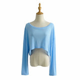 Spring 2025 Velvet Women's Jacket Round Collar Loose Women's T-Shirt Sunscreen