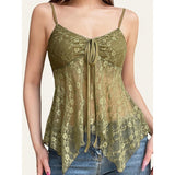 Temperament Lace Splicing Sling Vest Women's Winter New Slimming Inside The Ocean To Catch Up With A Coat