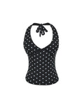 Real Shooting Hottie Hanging Neck Vest Woman With Breast Pad Summer 2026 Short Outer Wear Pure Desire Top