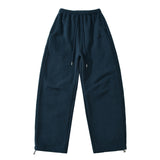 Autumn And Winter Thick Velvet Embroidery Banana Pants Casual Loose Straight Trousers Warm And Comfortable