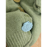 KANING Milk Green Gentle Wind High-End Knitted Cardigan Women 2026 Autumn And Winter New Small Sweater
