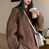 Kaning Loose Gentle Leprosy T-Shirt For Women's Autumn And Winter 2026 New Thick Soft Tidly Knitted
