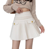 Real Shooting 2026 Winter New Net Red Sweet And Spicy Wind Repair Height Waist Thick Hairs Of The Hundred Fold Skirts And Half-Dress Skirts Women