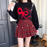 The Real Price Of The Hairy Lattice Hundred Folded Skirt A-Skirt Skirt Women's Autumn And Winter High-Waisted New Umbrella Skirt Short Skirt
