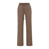 Spice Girls Casual Waist Thread Straight Sleet Sleet Trousers Casual Trousers Women's New Trousers