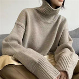 KANING Basic High-Necked Hooded Sweater Women's New Loose Lazy Wind Bottoming Shirt In Autumn And Winter 2026