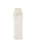 Hottie Sexy High-Waisted Hip Half-Dress Dress Pure Lust Wind Rollover Skirt Woman