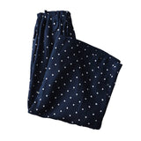 New Wave Dots Tight Waist Top Body Thin Set Casual Broad Legs Women Straight Trousers