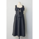 Real Shooting New Bubble Sleeve Nail Bead Lantern Sleeve Sweater + Two Bow Female Hairs Vest Dress Suit