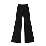 Laziness And Languids Are Thin And Thin On The Basis Of Low-Waist Micro-Racleous Trousers New Thin And High-Waisted Trousers