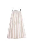 Casual Half-Dress Woman This Year's Popular Temperament Half-Body A-Dress Black Dress High-End Feeling Umbrella Skirt Summer