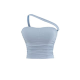 Chest Pads Can Be Removed Wearing Hanging Neck Sling Vest Hollow Shoulder Corset